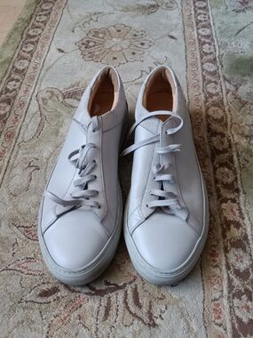 Kolor Men’s White Low-Top Leather Sneakers